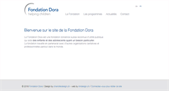 Desktop Screenshot of fondationdora.org